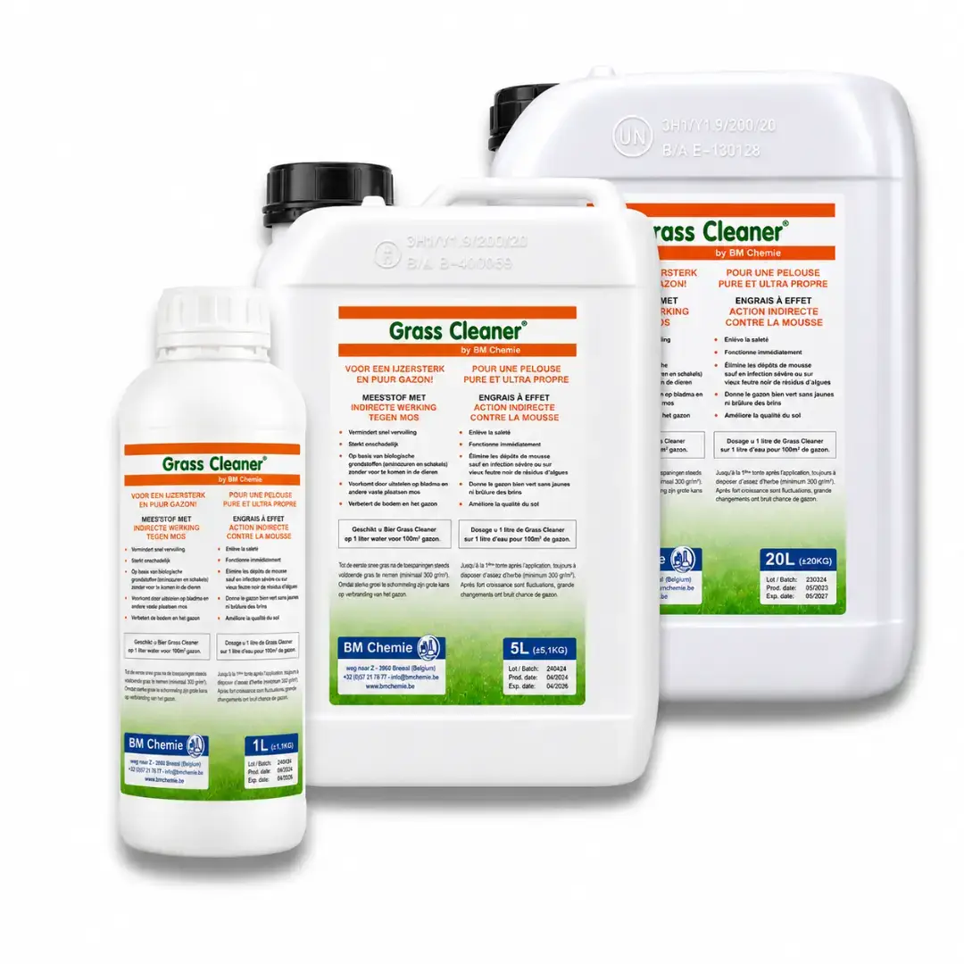 BM Chemie Grass Cleaner 1 - 5 - 25 liter tegen mos in gazon