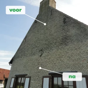 groene aanslag gevel verwijderen